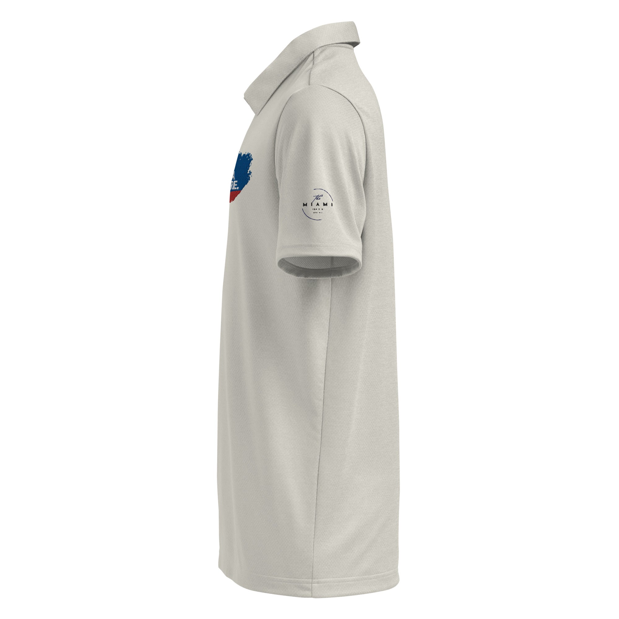 adidas space-dyed polo