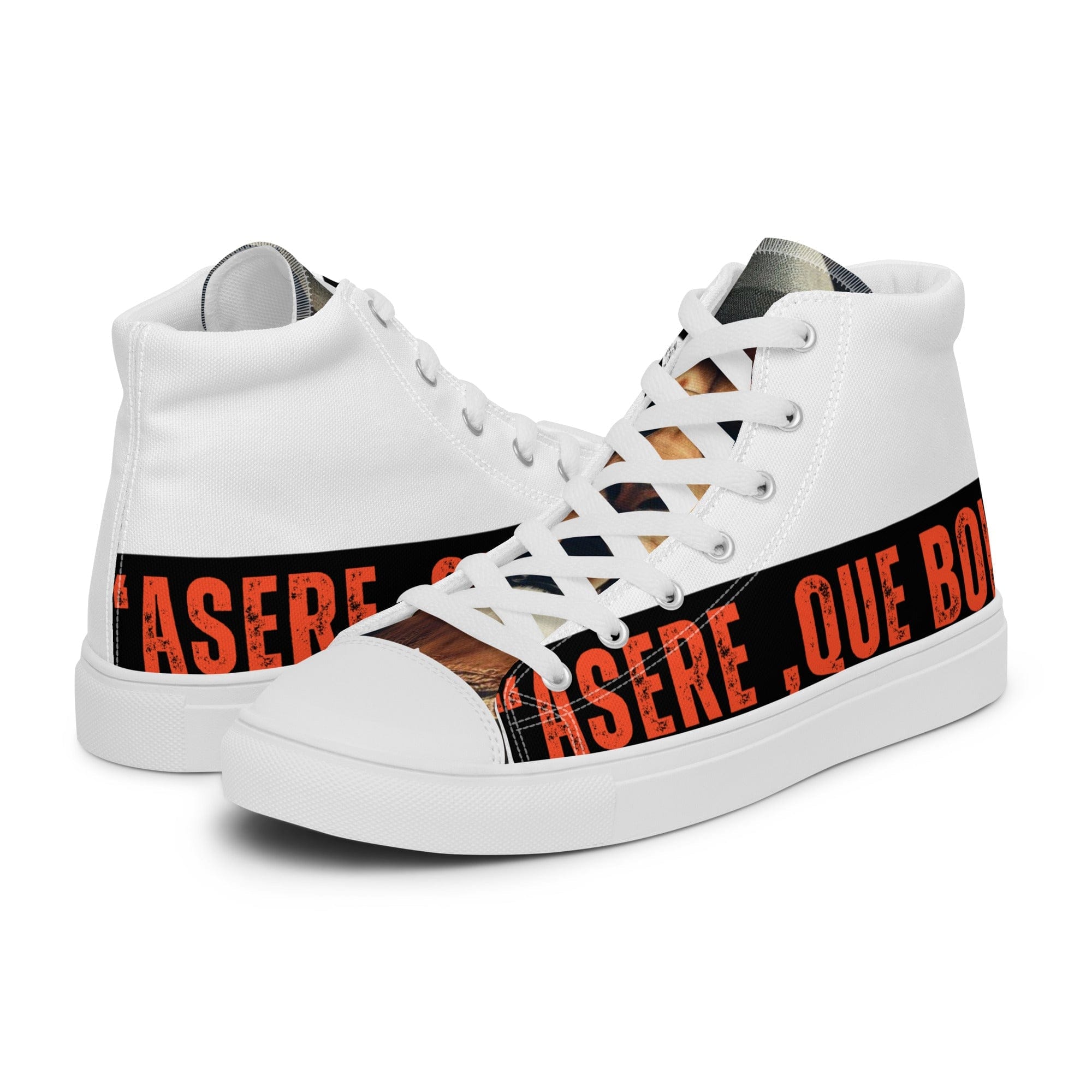 Men’s high top canvas shoes - MIAMI DESING